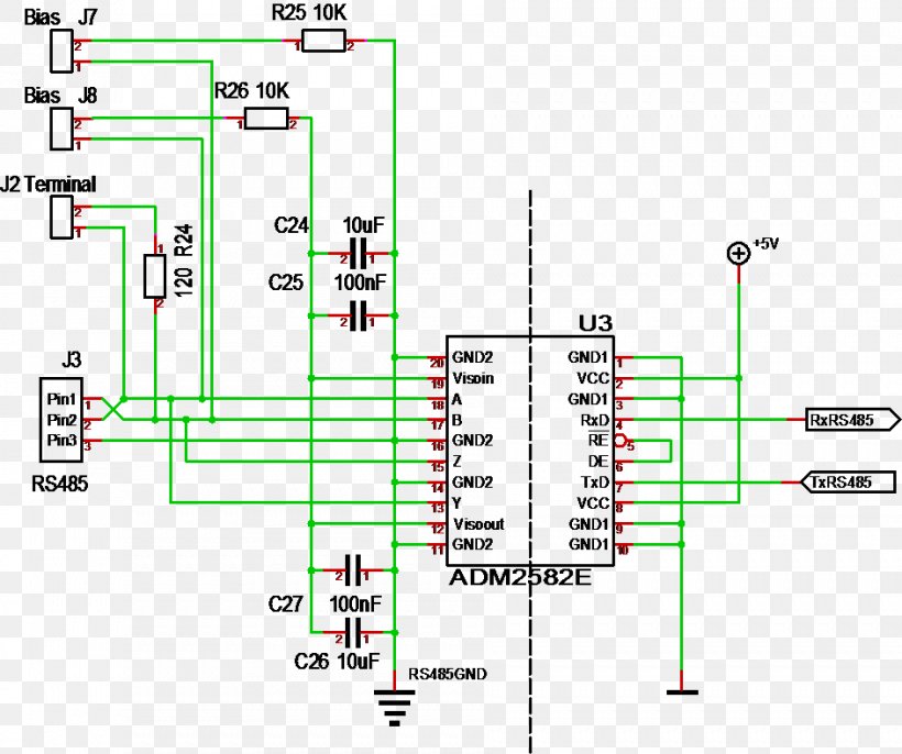 RS-485 Resistor Electrical Termination Communication Protocol Serial Peripheral Interface Bus, PNG, 943x790px, Resistor, Area, Communication Protocol, Diagram, Drawing Download Free