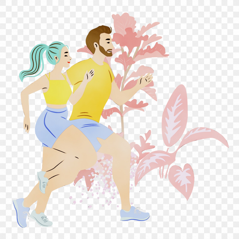 Christmas Day, PNG, 2500x2500px, Jogging, Cartoon, Christmas Day, Cut Flowers, Flower Download Free