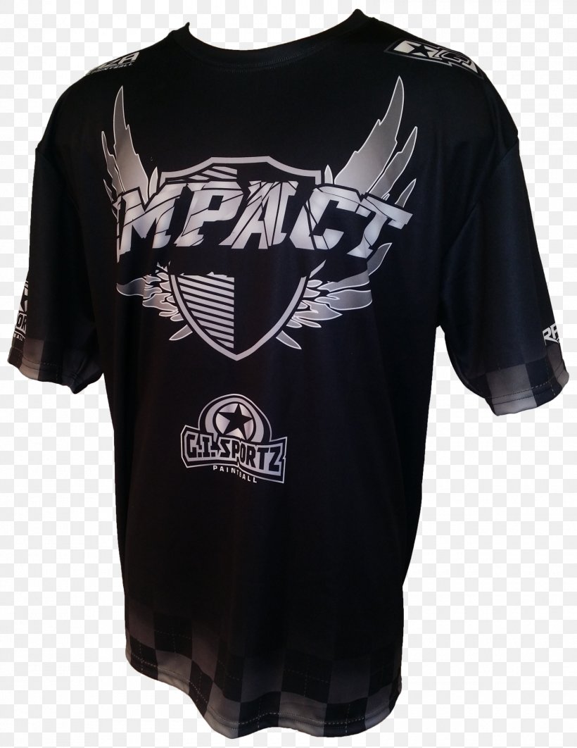 Edmonton Impact T-shirt Paintball Sleeve, PNG, 1580x2048px, Edmonton Impact, Active Shirt, Black, Black M, Brand Download Free
