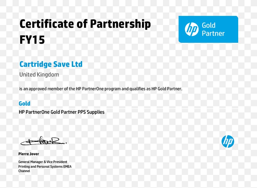 HewlettPackard Type Approval Certification Partnership Microsoft
