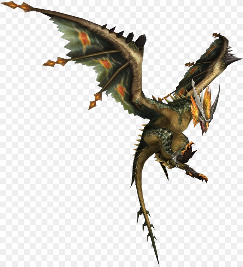 Monster Hunter Frontier G Dragon Monster Hunter Online Wyvern, PNG, 861x947px, Monster Hunter Frontier G, Beak, Bird, Bird Of Prey, Dragon Download Free