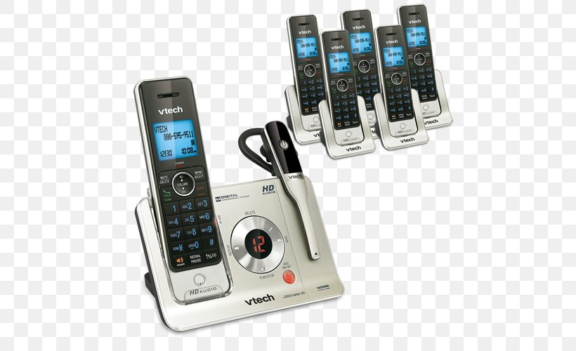 Cordless Telephone Handset Digital Enhanced Cordless Telecommunications Answering Machines, PNG, 500x500px, Cordless Telephone, Answering Machine, Answering Machines, Att, Caller Id Download Free