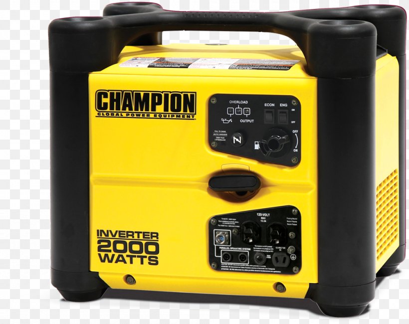 Electric Generator Power Inverters Engine-generator Predator 2000 Watt Super Quiet Inverter Generator, PNG, 1000x793px, Electric Generator, Campervans, Electric Power, Electronic Device, Enginegenerator Download Free