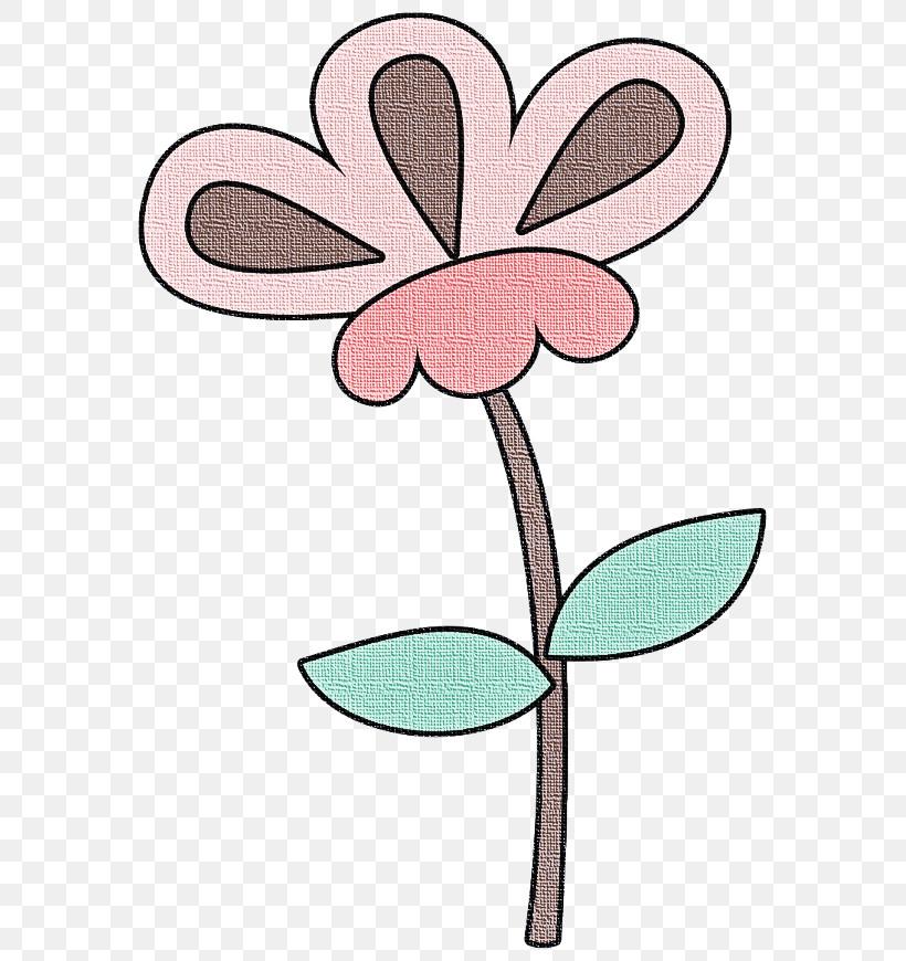 Pink Plant Leaf Pedicel Flower, PNG, 591x870px, Pink, Flower, Leaf, Pedicel, Petal Download Free