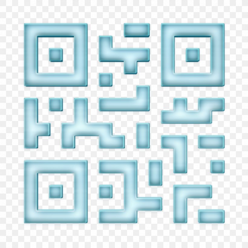 Qr Code Icon Programming Icon, PNG, 1272x1272px, Qr Code Icon, Programming Icon, Rectangle, Text, Turquoise Download Free