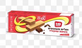 Chocolate Wafer - Wafer Waffle Chocolate Chip Cookie Snack PNG