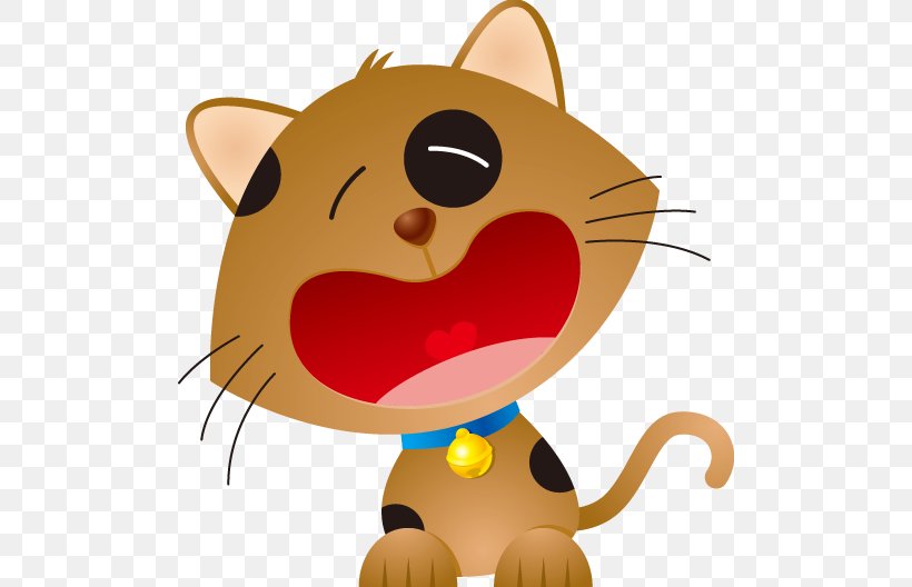 Cat Kitten Cartoon Crying Cuteness, PNG, 500x528px, Cat, Art, Carnivoran, Cartoon, Cat Bell Download Free