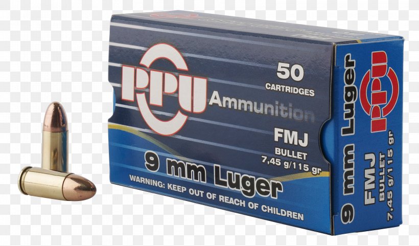Full Metal Jacket Bullet Prvi Partizan 9×19mm Parabellum Firearm .45 ACP, PNG, 3195x1875px, 38 Special, 45 Acp, 223 Remington, 380 Acp, 919mm Parabellum Download Free