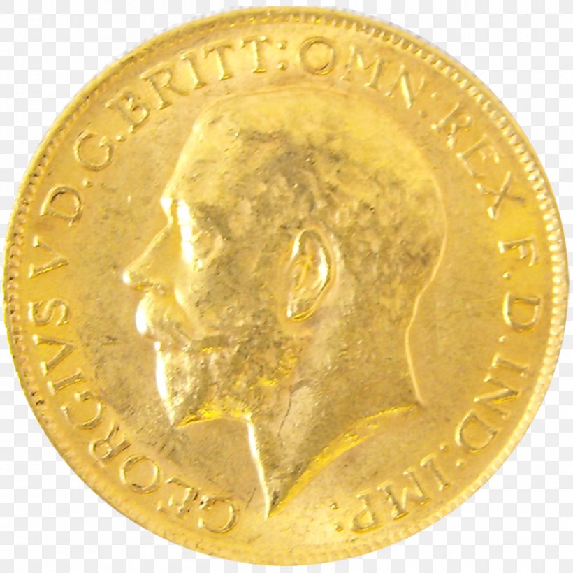 Gold Coin Gold Coin Half Sovereign, PNG, 900x900px, Coin, Benedetto Pistrucci, Currency, George V, Gold Download Free