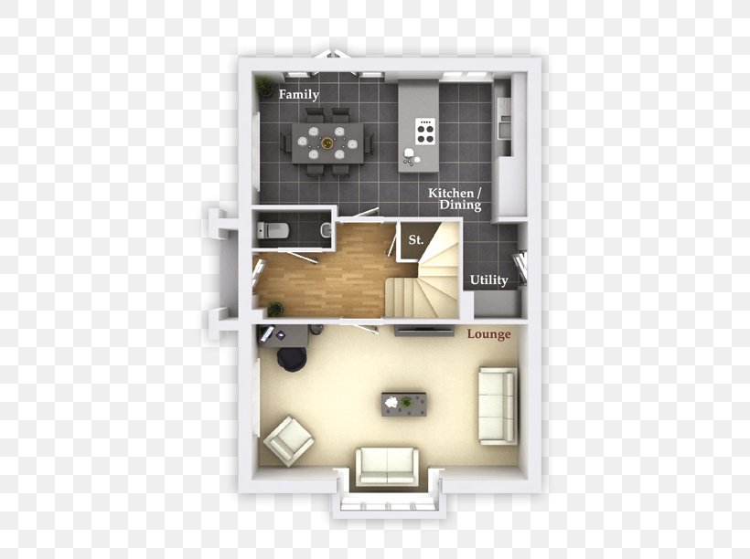 Open Plan Floor Plan House Dining Room, PNG, 628x612px, Open Plan, Bay Window, Bedroom, Dining Room, Electronics Download Free