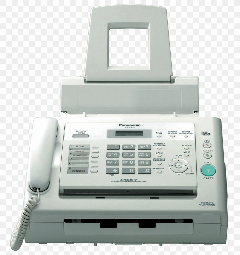 Panasonic Advanced FAX Communications With Laser Print Quality (KX-FL421) Lumix Image Scanner Printer, PNG, 1400x1490px, Fax, Corded Phone, Image Scanner, Laser Printing, Lumix Download Free