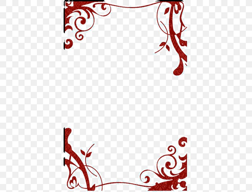 Borders And Frames Red Picture Frame Clip Art, PNG, 406x626px, Watercolor, Cartoon, Flower, Frame, Heart Download Free