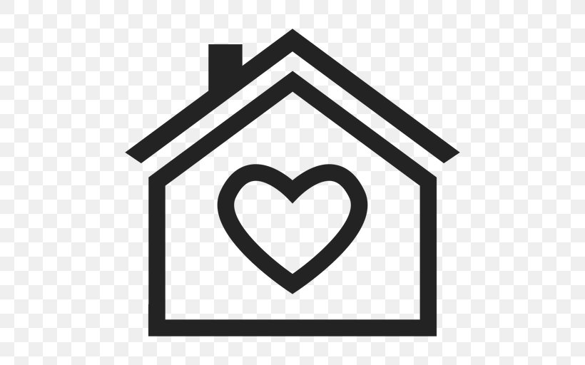 House Transparency, PNG, 512x512px, House, Blackandwhite, Building, Heart, Logo Download Free