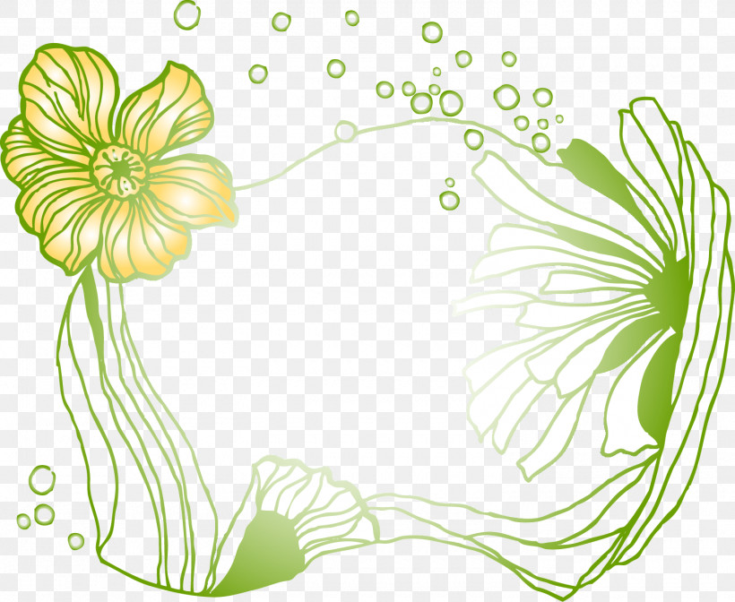 Flower Rectangular Frame Floral Rectangular Frame, PNG, 1500x1231px, Flower Rectangular Frame, Floral Rectangular Frame, Flower, Green, Herbaceous Plant Download Free