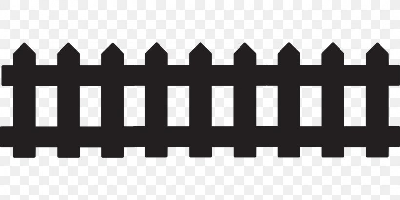 Picket Fence Wood Palisade Synthetic Fence, PNG, 1280x640px, Fence, Agricultural Fencing, Barbed Wire, Black And White, Brand Download Free