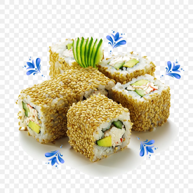 Sushi California Roll Take-out Japanese Cuisine Indian Cuisine, PNG, 827x827px, Sushi, Asian Food, California Roll, Chinese Cuisine, Comfort Food Download Free