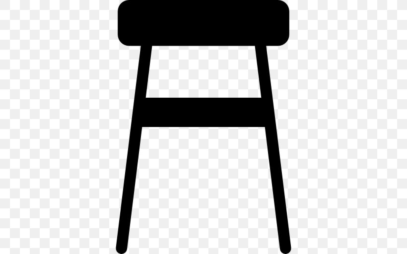Bar Stool Chair Furniture, PNG, 512x512px, Bar Stool, Bar, Bench, Black, Black And White Download Free