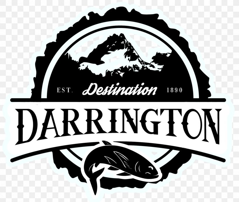 Darrington Hardware Logo Sauk River Stillaguamish Suiattle River, PNG, 1340x1133px, Logo, Black And White, Brand, Fishing, Idea Download Free