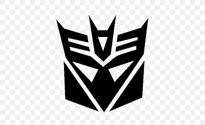 Decal Bumper Sticker Decepticon Autobot, PNG, 500x500px, Decal, Adhesive, Autobot, Black And White, Brand Download Free