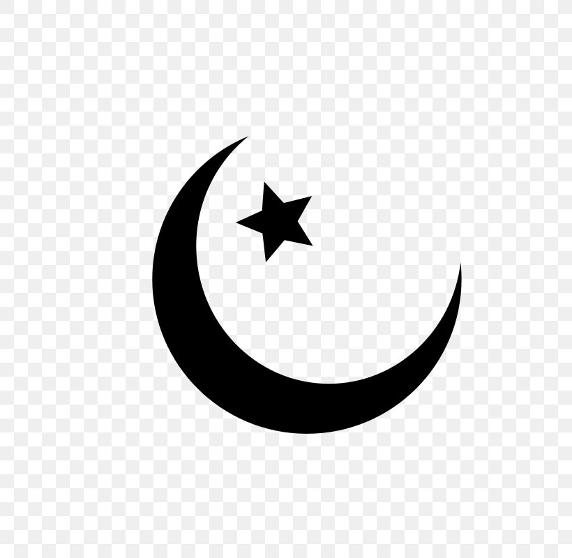 Islam Muslim Symbol Religion Crescent, PNG, 566x800px, Islam, Black And White, Christian Symbolism, Crescent, Islamqa Download Free
