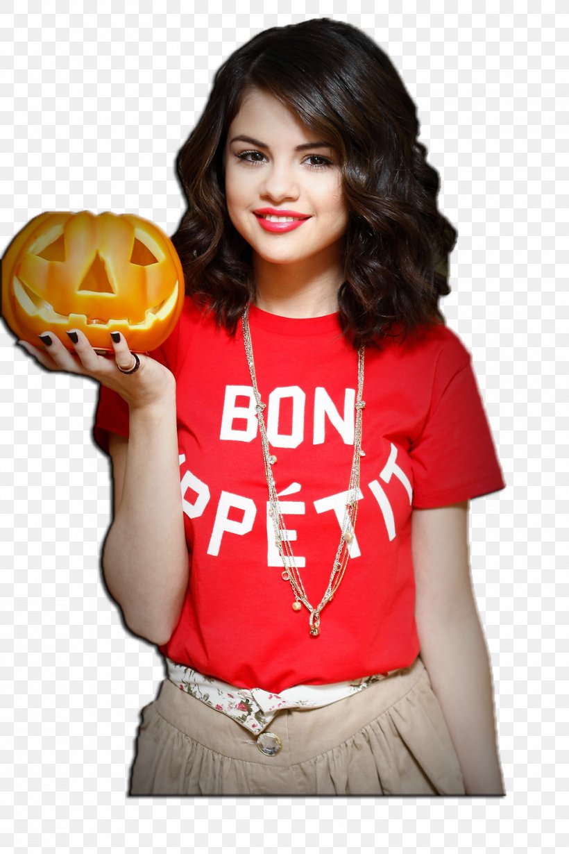 Selena Gomez T-shirt Halloween Actor A Year Without Rain, PNG, 980x1470px, Watercolor, Cartoon, Flower, Frame, Heart Download Free