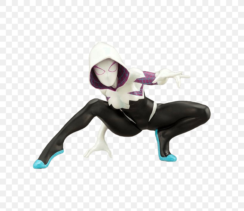 Spider-Man Spider-Woman Kotobukiya Marvel Now Spidergwen Artfx Statue Kotobukiya Marvel Now! Bishoujo Spider-Gwen 8 Inch Statue, PNG, 709x709px, Spiderman, Comic Book, Comics, Figurine, Kotobukiya Download Free