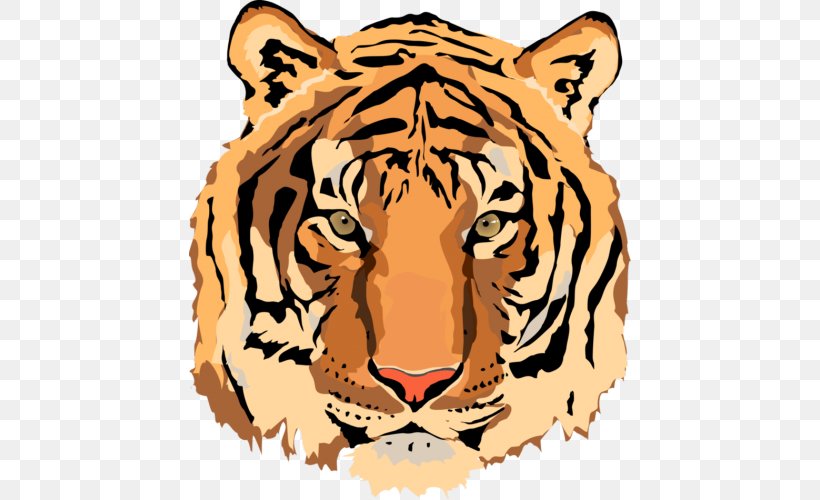 Tiger Clip Art, PNG, 500x500px, Tiger, Art, Big Cats, Carnivoran, Cat Like Mammal Download Free