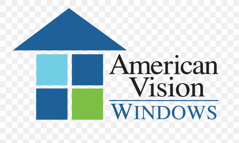 American Vision Windows Logo Brand Door, PNG, 1000x601px, Window, Area, Blue, Brand, Company Download Free