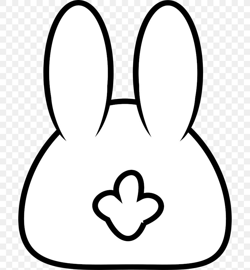 Easter Bunny European Rabbit Vector Graphics Clip Art, PNG, 700x887px, Easter Bunny, Animal, Area, Black, Black And White Download Free