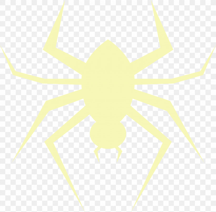 Arachnid Insect Yellow Symmetry Line, PNG, 3000x2941px, Halloween, Arachnid, Biology, Cell Membrane, Insect Download Free