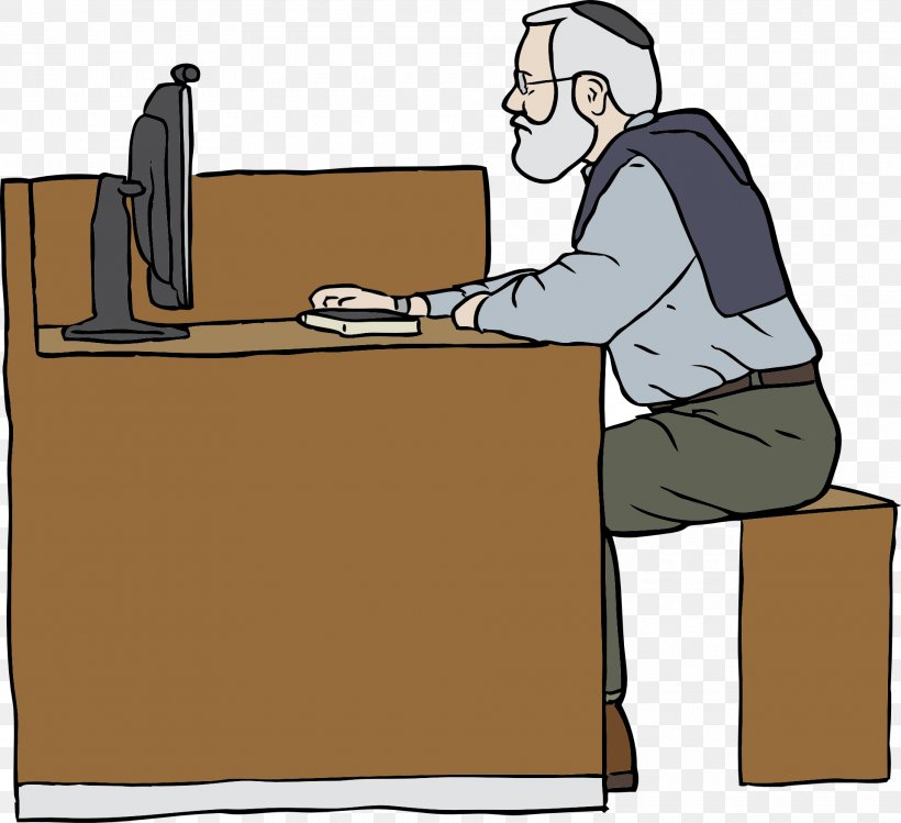 Computer Clip Art, PNG, 1920x1755px, Computer, Cartoon, Drawing, Furniture, Human Behavior Download Free