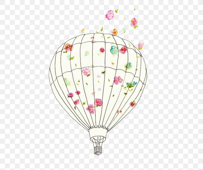 Hot Air Balloon Drawing Illustration, PNG, 510x686px, Hot Air Balloon, Art, Balloon, Birthday, Drawing Download Free