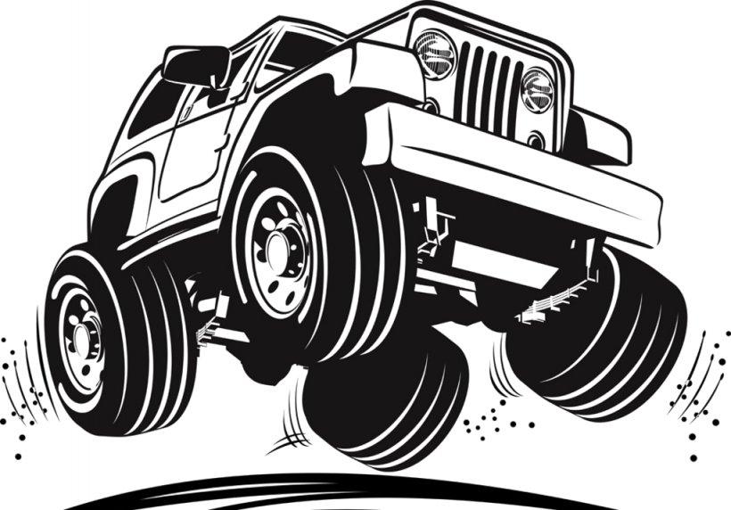 Jeep Wrangler Car Vector Graphics Clip Art, PNG, 1024x715px, Jeep, Auto Part, Automotive Design, Automotive Exterior, Automotive Tire Download Free
