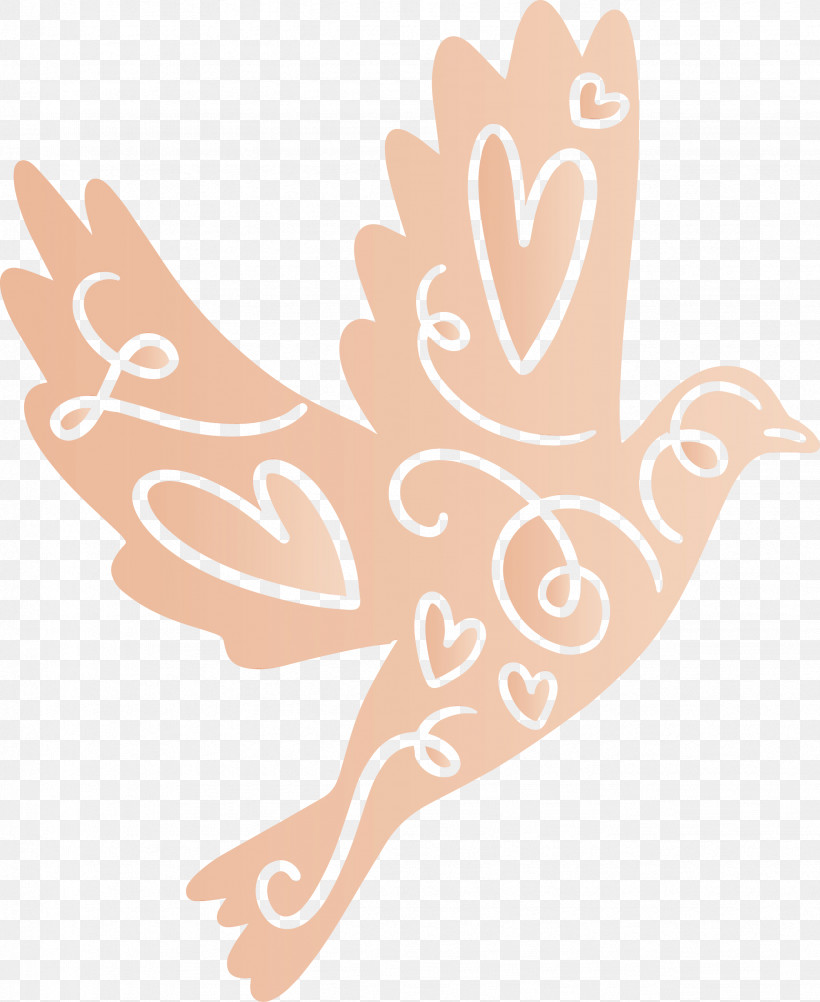 Leaf Hand Wing, PNG, 2454x3000px, Cartoon Bird, Cute Bird, Hand, Leaf, Paint Download Free