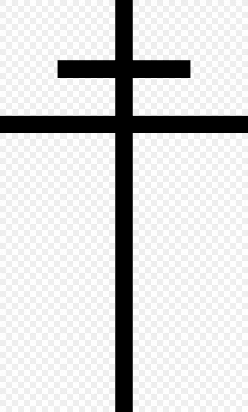 Cross Of Lorraine Symbol Christian Cross, PNG, 1200x1990px, Cross Of Lorraine, Area, Black And White, Christian Cross, Christianity Download Free