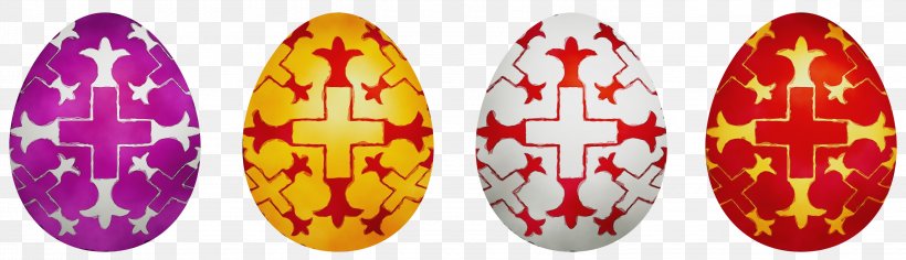 Easter Egg, PNG, 3000x866px, Watercolor, Cross, Easter Egg, Paint, Symbol Download Free