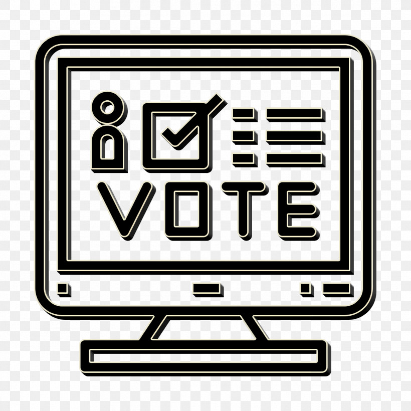 Election Icon Online Voting Icon, PNG, 1164x1164px, Election Icon, Computer Icon, Computer Monitor Accessory, Line, Logo Download Free