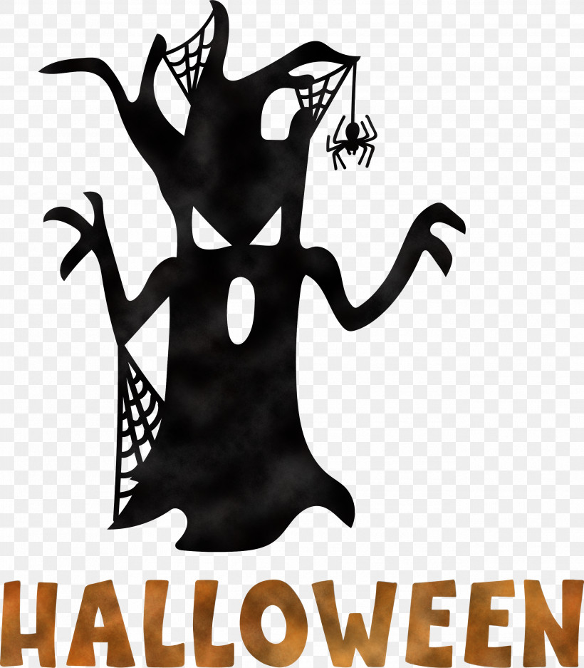 Happy Halloween, PNG, 2587x2959px, Happy Halloween, Cricut, Logo, Printing, Silhouette Download Free
