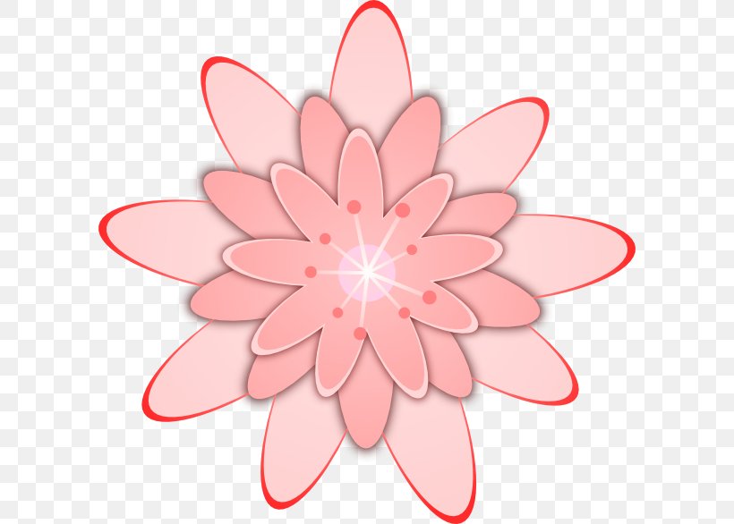 Pink Flowers Clip Art, PNG, 600x586px, Pink Flowers, Cut Flowers, Dahlia, Flora, Floral Design Download Free