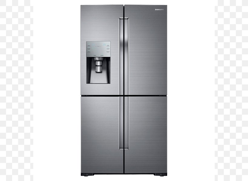 Samsung RF28K9070S Refrigerator Home Appliance Whirlpool WRF535SMH, PNG, 800x600px, Refrigerator, Door, Energy Star, Freezers, Frigidaire Gallery Fghb2866p Download Free
