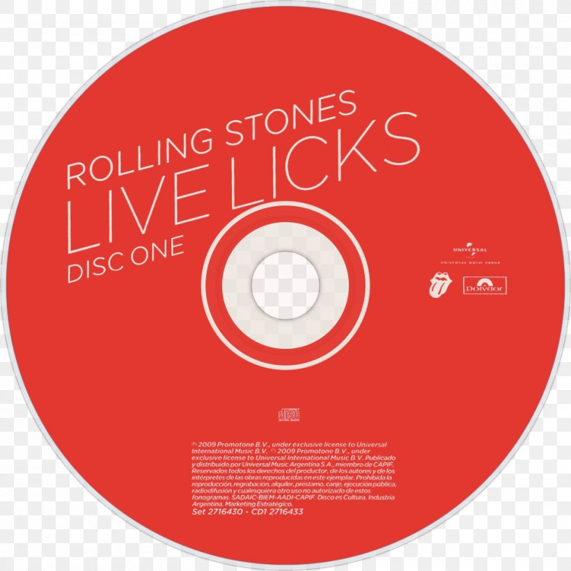 Compact Disc Live Licks Love You Live Got Live If You Want It! The Rolling Stones, PNG, 1000x1000px, Watercolor, Cartoon, Flower, Frame, Heart Download Free