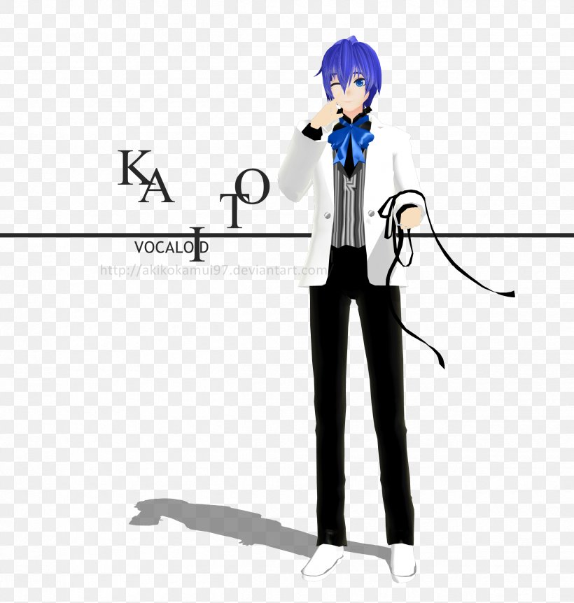 Kaito Vocaloid MikuMikuDance Download Hatsune Miku, PNG, 2425x2550px, Kaito, Arm, Clothing, Computer Software, Costume Download Free