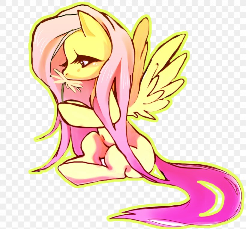 Pony Fluttershy DeviantArt Fan Art, PNG, 850x793px, Watercolor, Cartoon, Flower, Frame, Heart Download Free