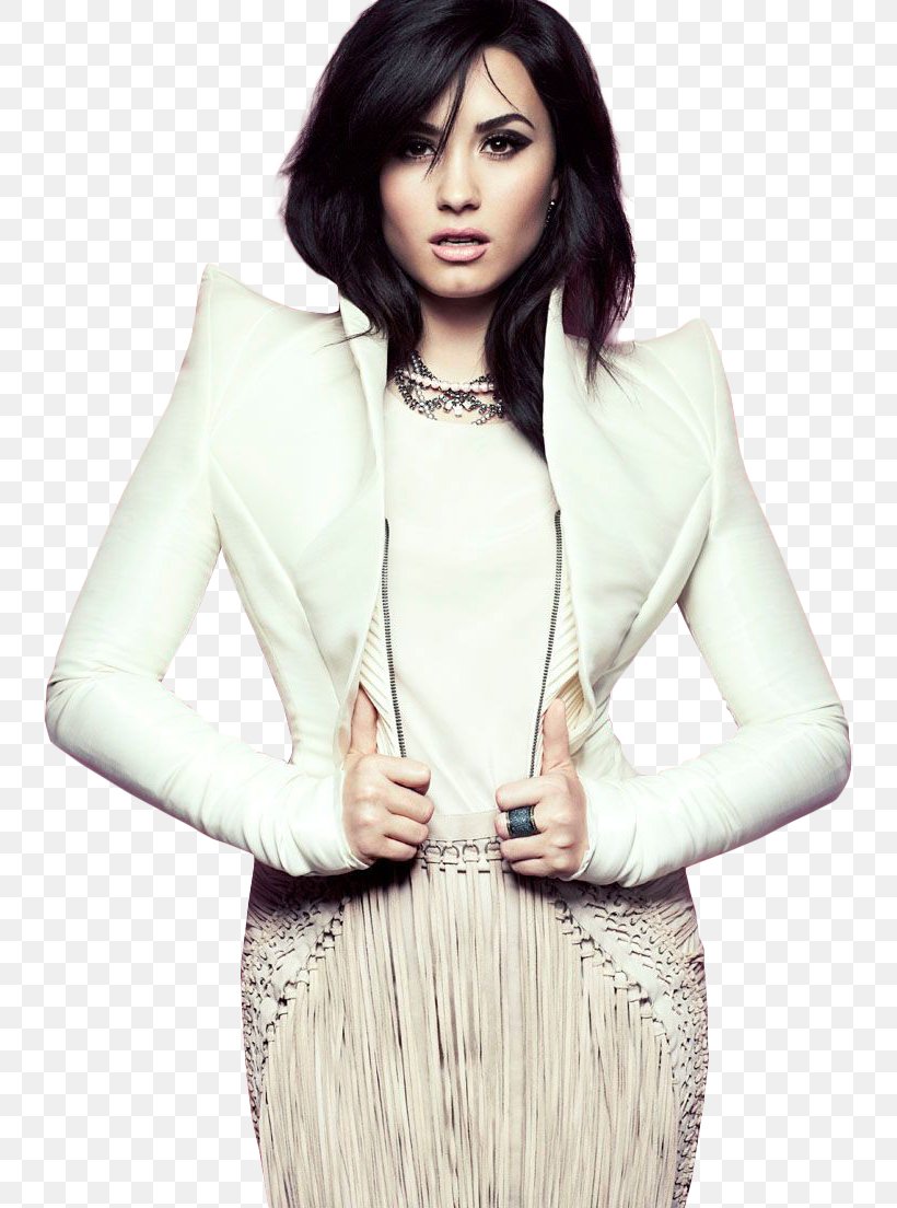 Demi Lovato Fashion Photo Shoot Magazine, PNG, 738x1104px, Watercolor, Cartoon, Flower, Frame, Heart Download Free