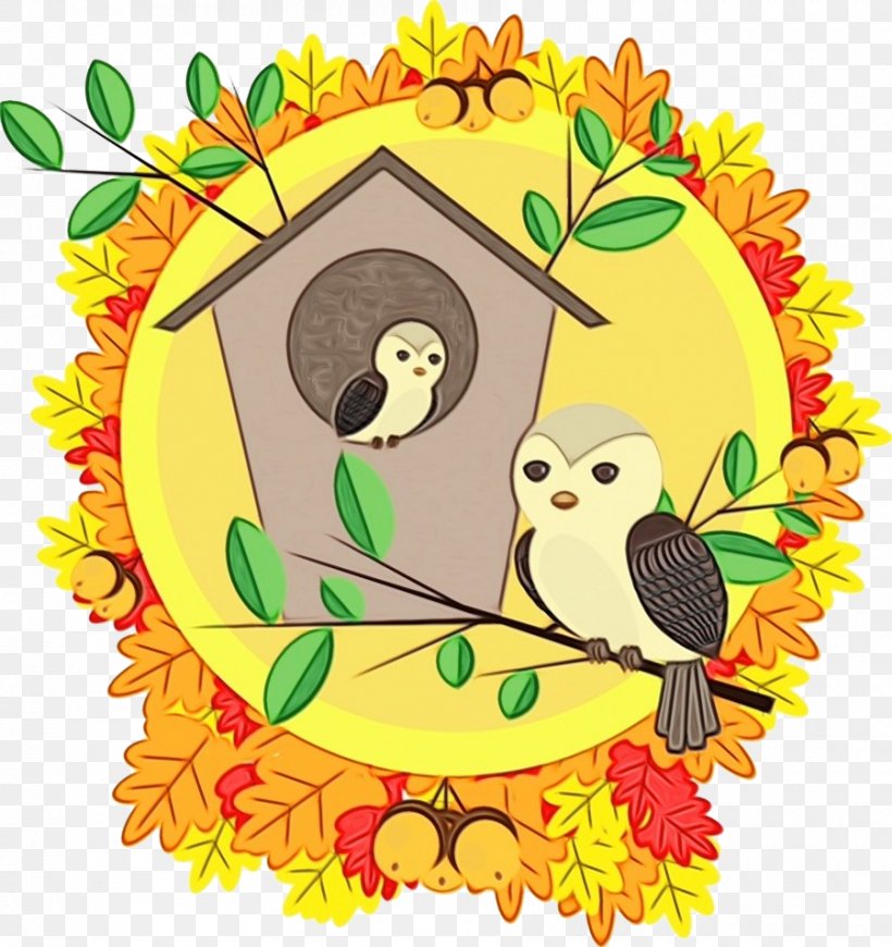 Yellow Cartoon Branch Owl Bird, PNG, 900x955px, Watercolor, Bird, Branch, Cartoon, Owl Download Free