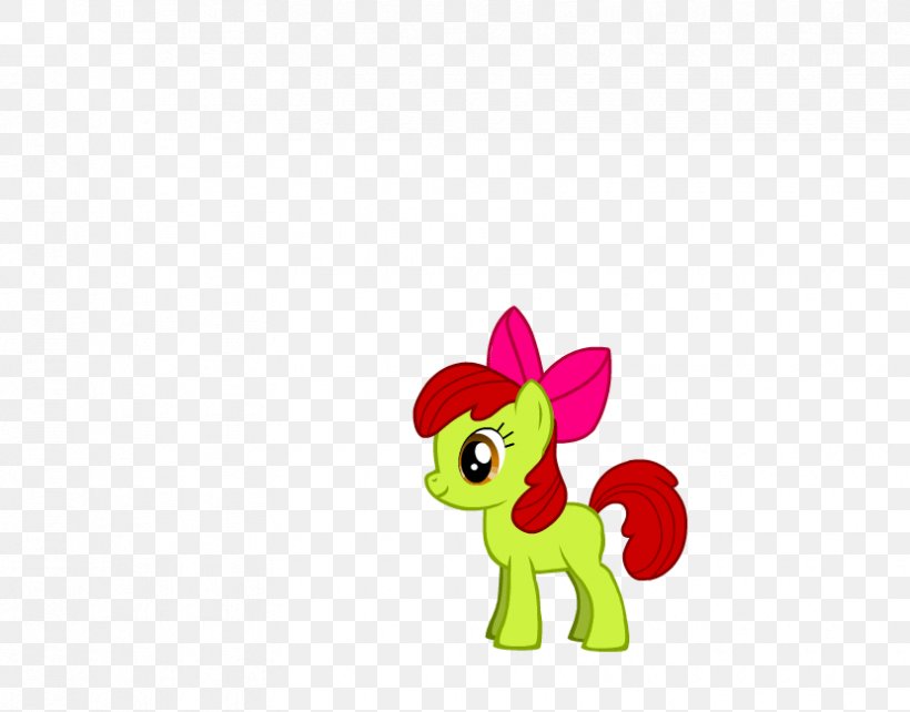 Apple Bloom Horse Pony Vertebrate Character, PNG, 830x650px, Apple Bloom, Animal, Animal Figure, Cartoon, Character Download Free