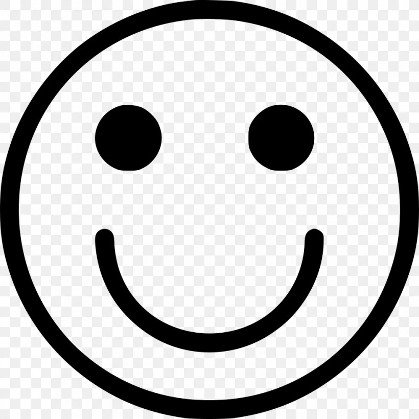 Black And White Smile Facial Expression, PNG, 980x980px, Printer, Area, Black And White, Emoticon, Emotion Download Free