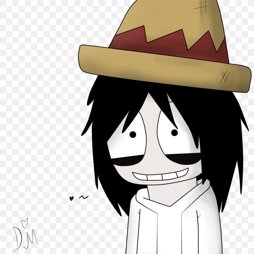 Jeff The Killer DeviantArt, PNG, 1024x1024px, Watercolor, Cartoon, Flower, Frame, Heart Download Free