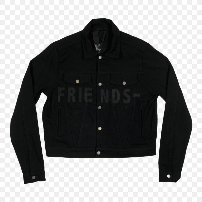 T-shirt Leather Jacket Hoodie Denim, PNG, 1024x1024px, Tshirt, Black, Brand, Clothing, Cotton Download Free
