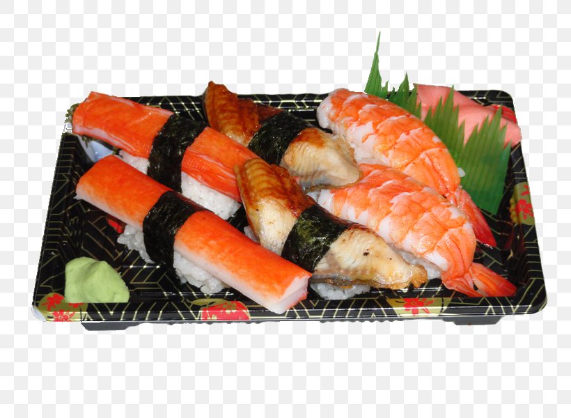 California Roll Sashimi Gimbap Smoked Salmon Ekiben, PNG, 800x600px, California Roll, Animal Source Foods, Asian Food, Comfort, Comfort Food Download Free